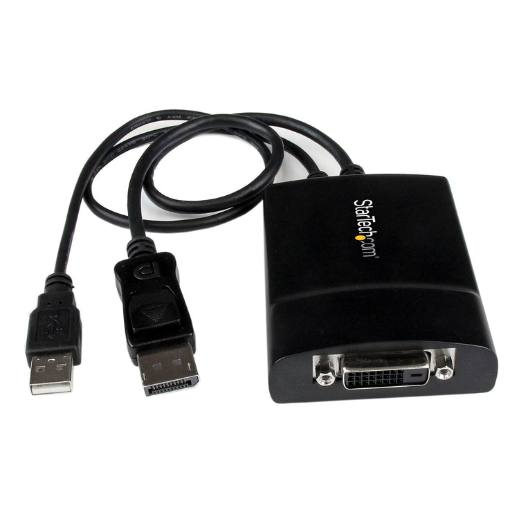 STARTECH .com video cable adapter 0,37 m DisplayPort DVI-D Black (DP2DVID2) - Cartouches Certifiees
