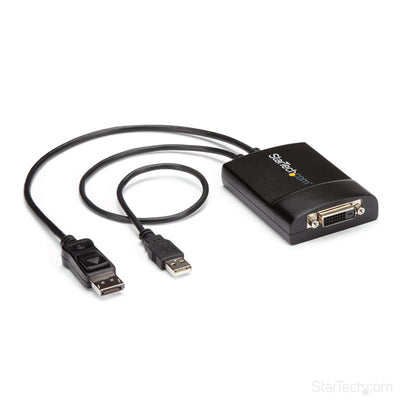STARTECH .com video cable adapter 0,37 m DisplayPort DVI-D Black (DP2DVID2) - Cartouches Certifiees