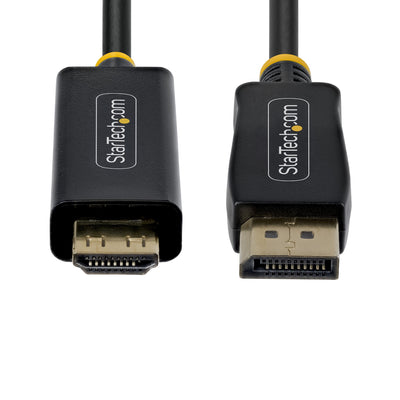 STARTECH .com video cable adapter 0,9 m DisplayPort HDMI Type A (Standard) Black (3F-DP-HDMI-4K60-GR) - Cartouches Certifiees