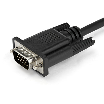 STARTECH .com video cable adapter 1 m USB Type-C VGA (D-Sub) Black (CDP2VGAMM1MB) - Cartouches Certifiees