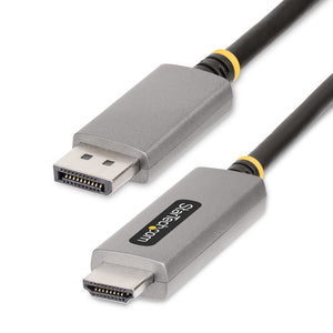 STARTECH .com video cable adapter 2 m DisplayPort HDMI Black, Silver (133DISPLAYPORTHDMI21) - Cartouches Certifiees