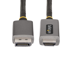 STARTECH .com video cable adapter 2 m DisplayPort HDMI Black, Silver (133DISPLAYPORTHDMI21) - Cartouches Certifiees