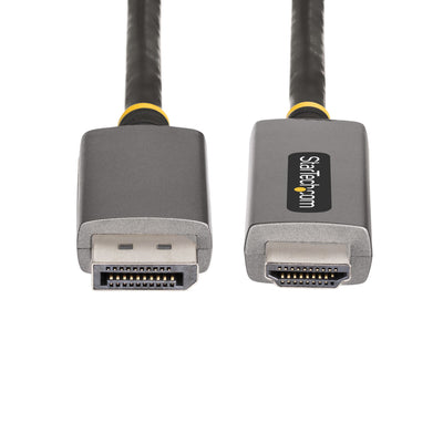 STARTECH .com video cable adapter 2 m DisplayPort HDMI Black, Silver (133DISPLAYPORTHDMI21) - Cartouches Certifiees