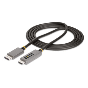 STARTECH .com video cable adapter 2 m DisplayPort HDMI Black, Silver (133DISPLAYPORTHDMI21) - Cartouches Certifiees