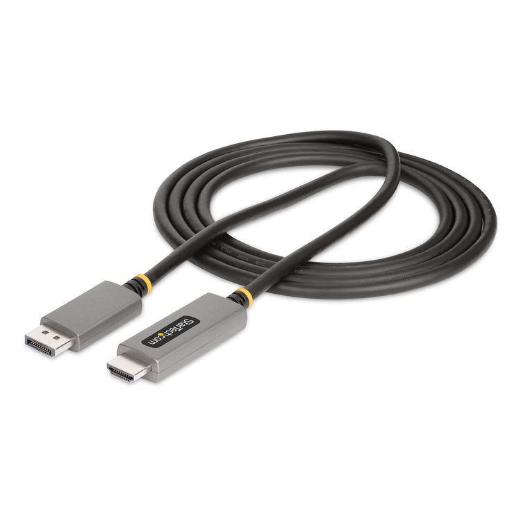 STARTECH .com video cable adapter 2 m DisplayPort HDMI Black, Silver (133DISPLAYPORTHDMI21) - Cartouches Certifiees