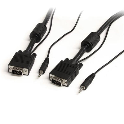 STARTECH .com video cable adapter 4,57 m VGA (D-Sub) + 3.5mm Black (MXTHQMM15A) - Cartouches Certifiees