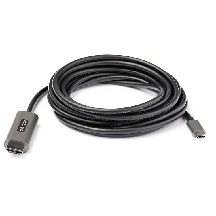 STARTECH .com video cable adapter 4 m HDMI Type A (Standard) USB Type-C Black, Silver (CDP2HDMM4MH) - Cartouches Certifiees