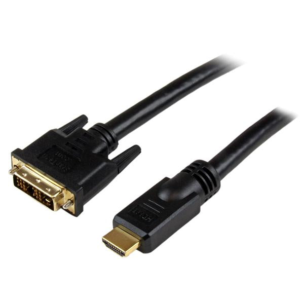 STARTECH .com video cable adapter 7,6 m HDMI DVI-D Black (HDDVIMM25) - Cartouches Certifiees