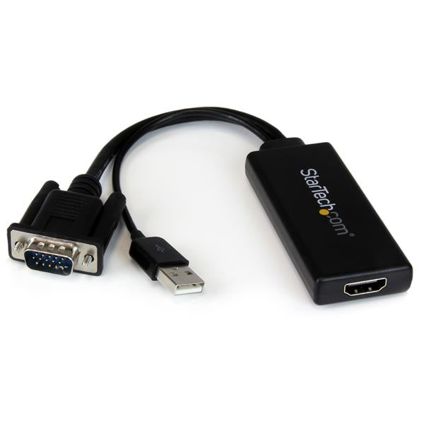 STARTECH .com video cable adapter Black (VGA2HDU) - Cartouches Certifiees