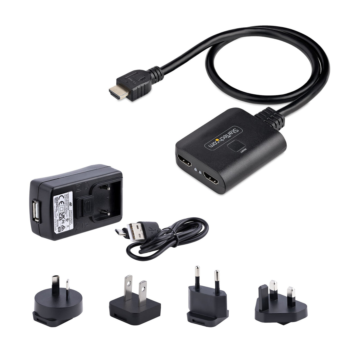 STARTECH .com video splitter 2x HDMI (HDMI-SPLITTER-4K60UP) - Cartouches Certifiees