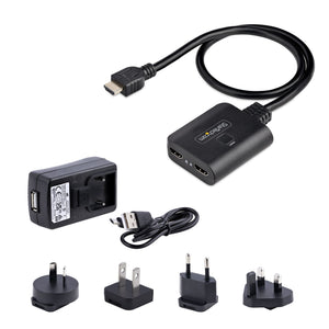 STARTECH .com video splitter 2x HDMI (HDMI-SPLITTER-4K60UP) - Cartouches Certifiees
