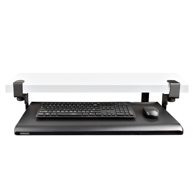 STARTECH desktop sit-stand workplace (KEYBOARD-TRAY-CLAMP1) - Cartouches Certifiees