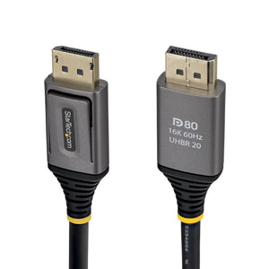 STARTECH DisplayPort cable 0,5 m Black (DP21V-50C-DP80-CABLE) - Cartouches Certifiees