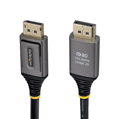 STARTECH DisplayPort cable 0,5 m Black (DP21V-50C-DP80-CABLE) - Cartouches Certifiees