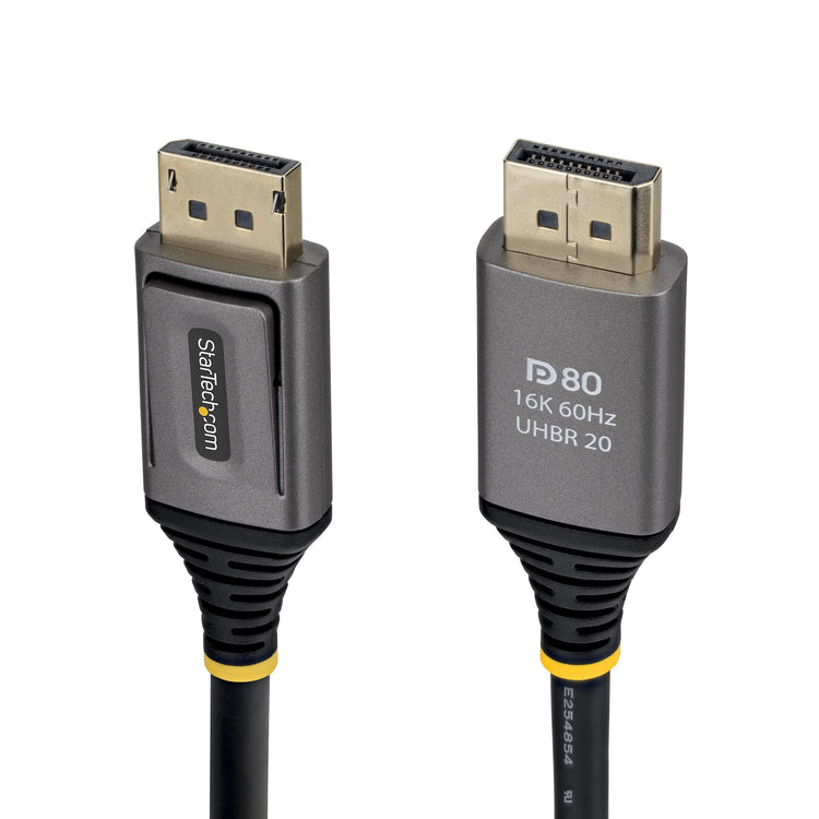 STARTECH DisplayPort cable 0,5 m Black (DP21V-50C-DP80-CABLE) - Cartouches Certifiees