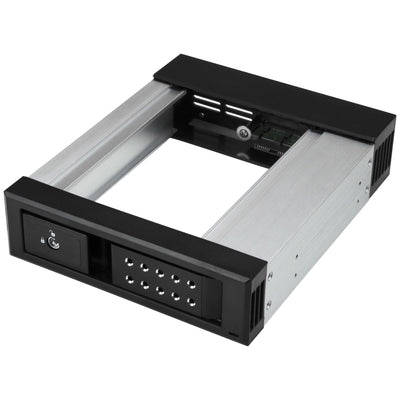 STARTECH drive bay panel 13,3 cm (5.25") Carrier panel Black (HSB1SATSASBA) - Cartouches Certifiees
