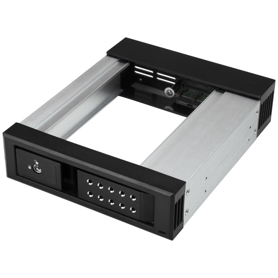 STARTECH drive bay panel 13,3 cm (5.25") Carrier panel Black (HSB1SATSASBA)