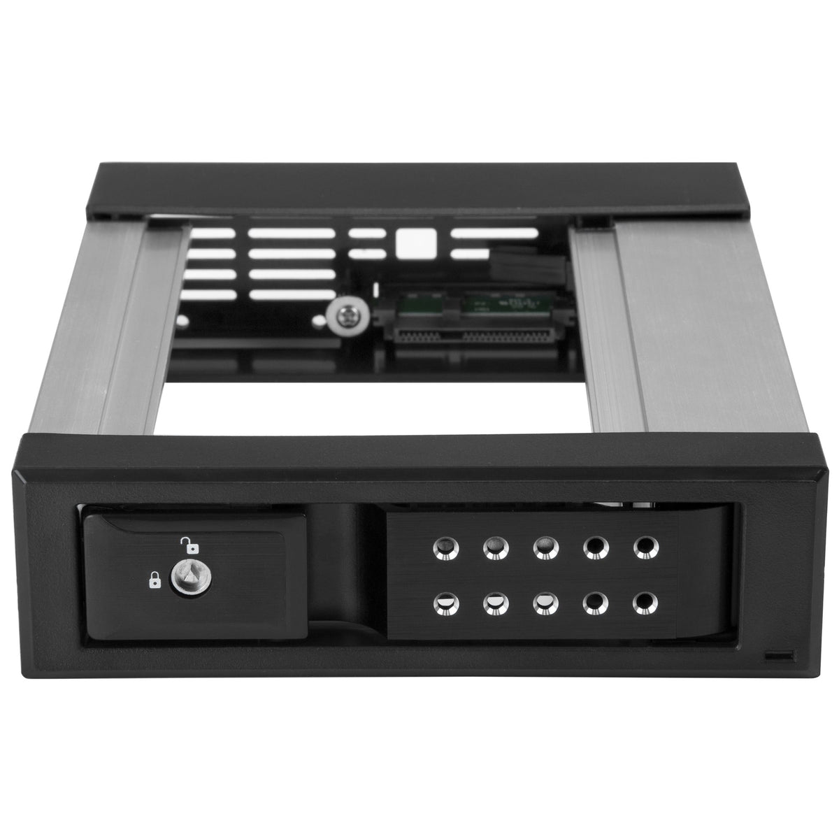 STARTECH drive bay panel 13,3 cm (5.25") Carrier panel Black (HSB1SATSASBA) - Cartouches Certifiees