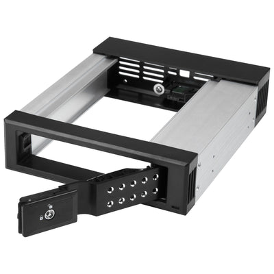 STARTECH drive bay panel 13,3 cm (5.25") Carrier panel Black (HSB1SATSASBA) - Cartouches Certifiees