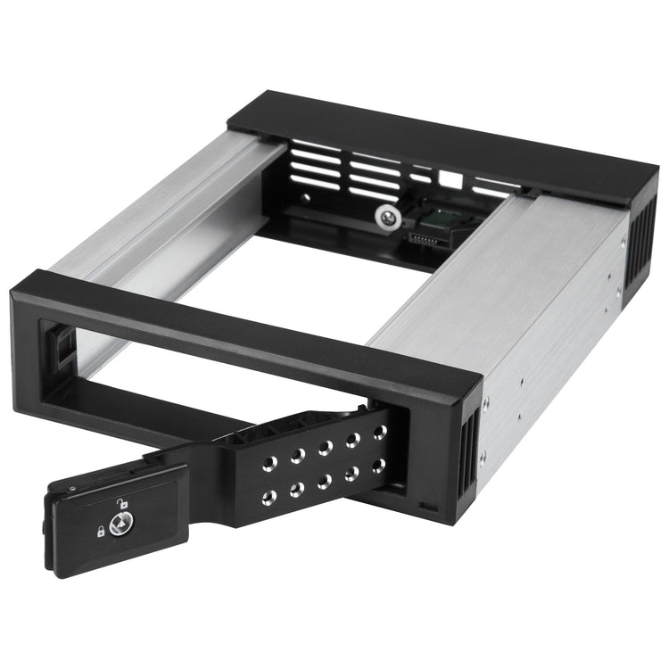 STARTECH drive bay panel 13,3 cm (5.25") Carrier panel Black (HSB1SATSASBA) - Cartouches Certifiees
