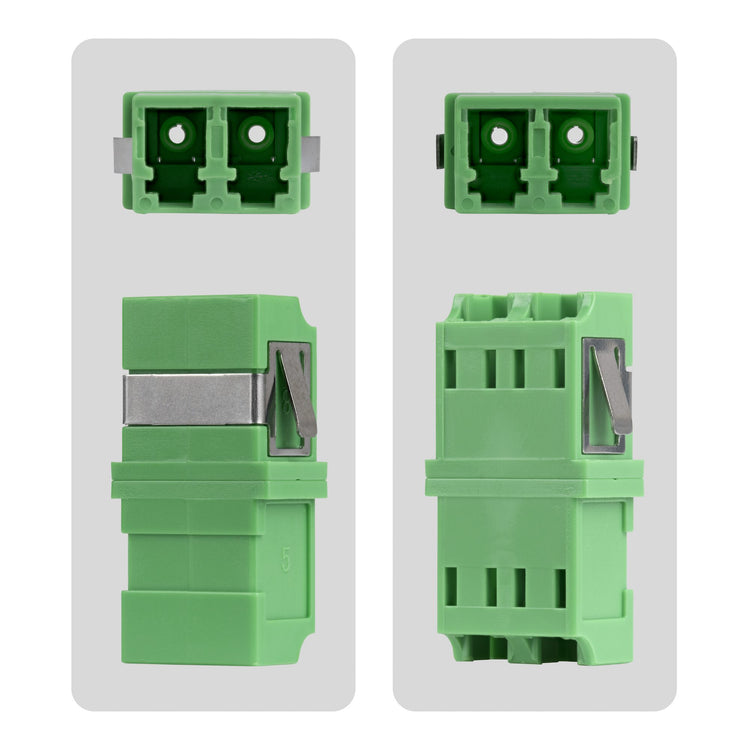 STARTECH fiber optic adapter LC/APC 10 pc(s) Green (DUPLEXLCAPCNOF) - Cartouches Certifiees