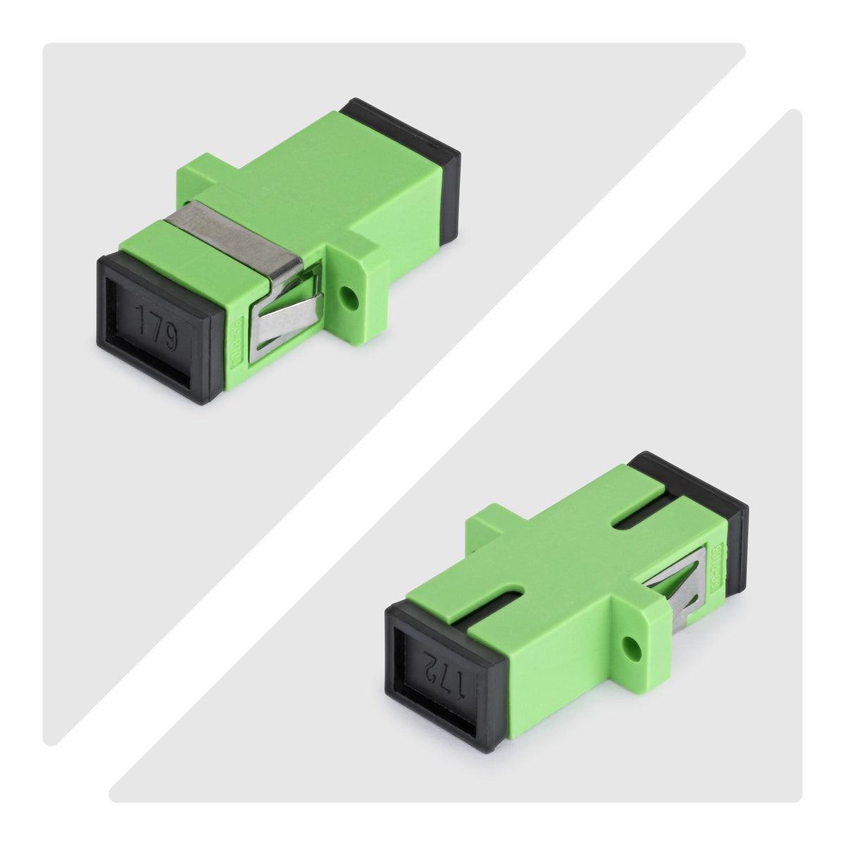 STARTECH fiber optic adapter SC 10 pc(s) Green (SIMPLEXSCAPCF) - Cartouches Certifiees