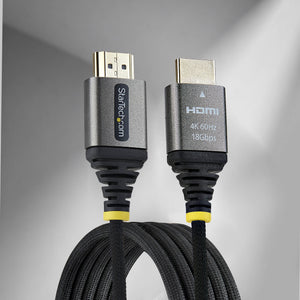 STARTECH HDMI cable 0,91 m HDMI Type A (Standard) Black, Silver (HDMI2-FLEX-4K60-3F) - Cartouches Certifiees