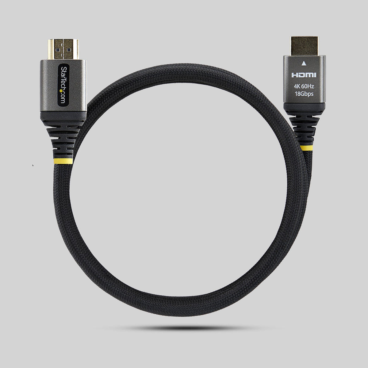 STARTECH HDMI cable 0,91 m HDMI Type A (Standard) Black, Silver (HDMI2-FLEX-4K60-3F) - Cartouches Certifiees