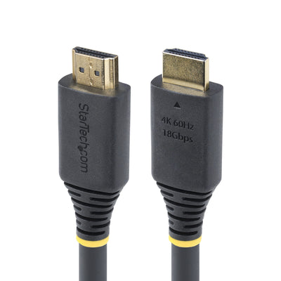 STARTECH HDMI cable 15,2 m HDMI Type A (Standard) Black (HDMI2-CABLE-4K60-50F) - Cartouches Certifiees