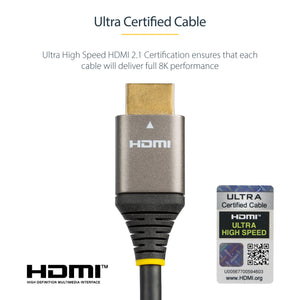 STARTECH HDMI cable 3 m HDMI Type A (Standard) Black, Grey (HDMM21V3M) - Cartouches Certifiees