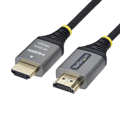 STARTECH HDMI cable 3 m HDMI Type A (Standard) Black, Silver (HDMI2-FLEX-4K60-10F) - Cartouches Certifiees