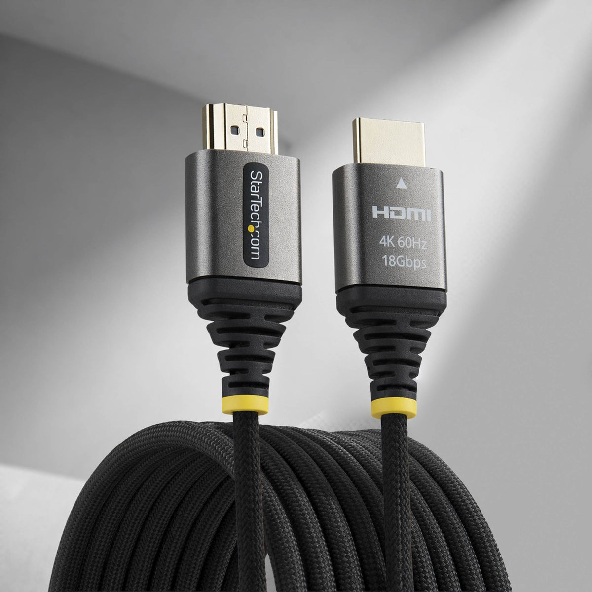 STARTECH HDMI cable 3 m HDMI Type A (Standard) Black, Silver (HDMI2-FLEX-4K60-10F) - Cartouches Certifiees