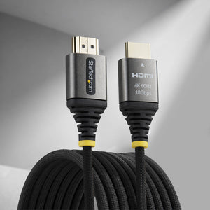STARTECH HDMI cable 3 m HDMI Type A (Standard) Black, Silver (HDMI2-FLEX-4K60-10F) - Cartouches Certifiees