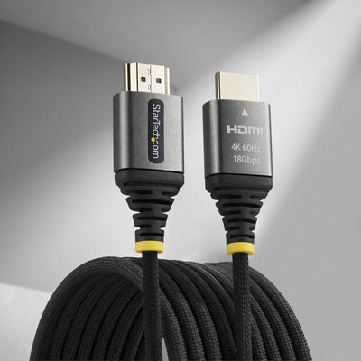 STARTECH HDMI cable 3 m HDMI Type A (Standard) Black, Silver (HDMI2-FLEX-4K60-10F) - Cartouches Certifiees