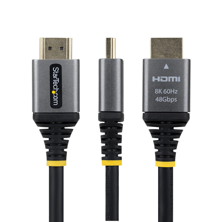 STARTECH HDMI cable 4,5 m HDMI Type A (Standard) Black, Silver (HDMM21V15F) - Cartouches Certifiees
