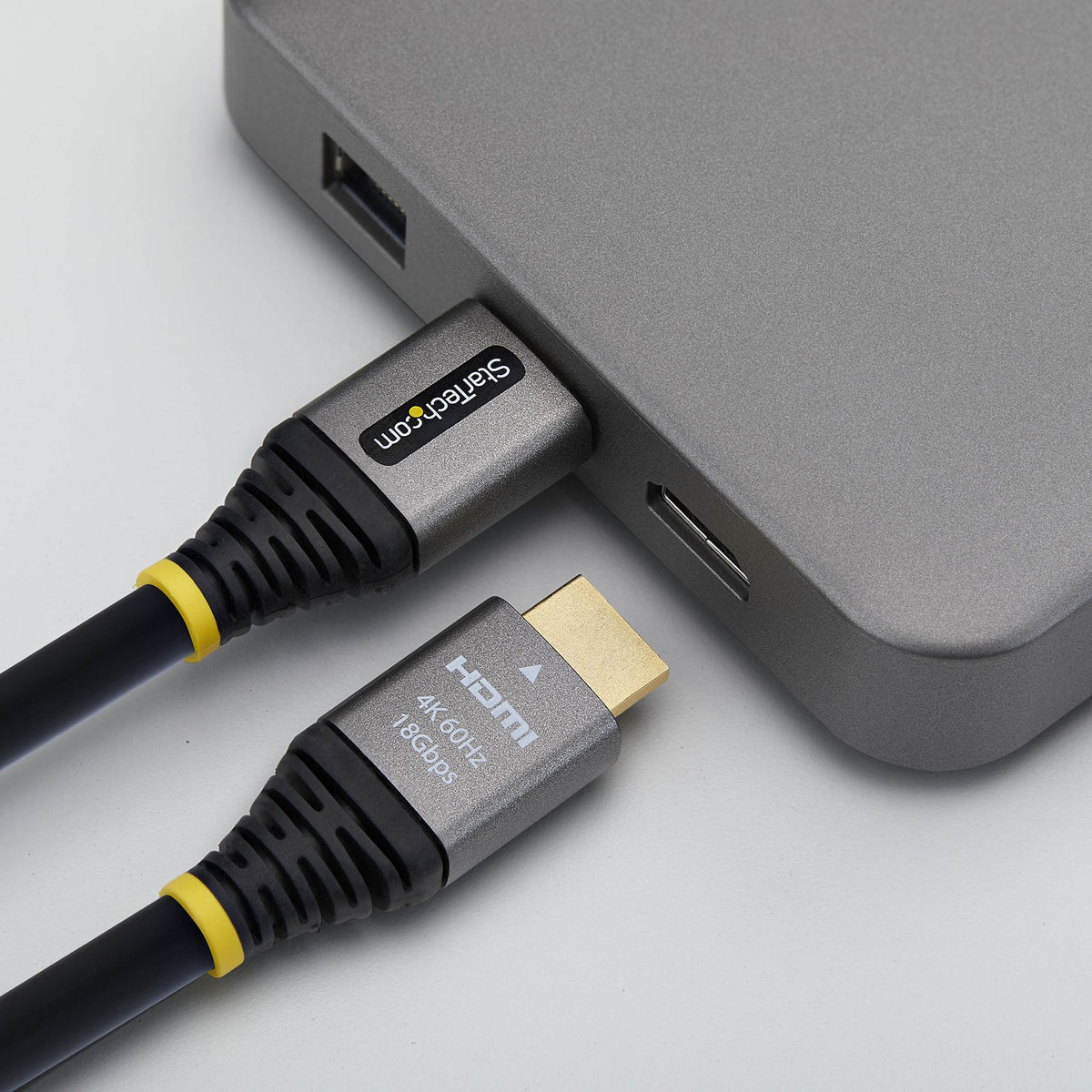 STARTECH HDMI cable 7,6 m HDMI Type A (Standard) Black, Silver (HDMMV25F) - Cartouches Certifiees