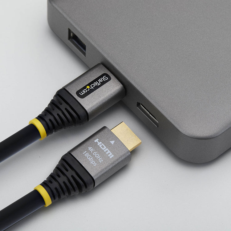 STARTECH HDMI cable 7,6 m HDMI Type A (Standard) Black, Silver (HDMMV25F) - Cartouches Certifiees