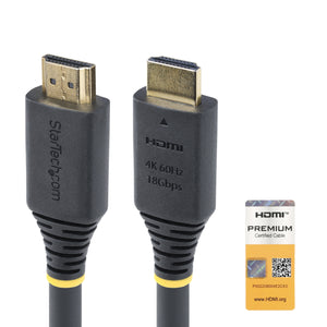 STARTECH HDMI cable HDMI Type A (Standard) Black (HDMI2-CABLE-4K60-10M) - Cartouches Certifiees