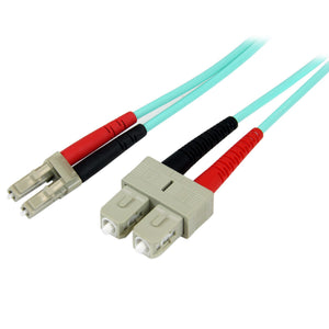 STARTECH InfiniBand/fibre optic cable 2 m LC SC Turquoise (A50FBLCSC2) - Cartouches Certifiees