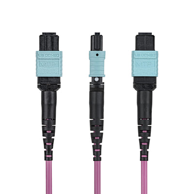 STARTECH InfiniBand/fibre optic cable 2 m MPO/MTP Violet (OM4MTP12BOFNP2M) - Cartouches Certifiees