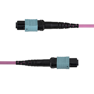STARTECH InfiniBand/fibre optic cable 2 m MPO/MTP Violet (OM4MTP12BOFNP2M) - Cartouches Certifiees