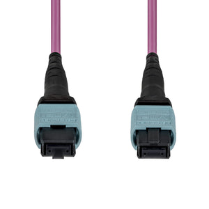STARTECH InfiniBand/fibre optic cable 2 m MPO/MTP Violet (OM4MTP12BOFNP2M) - Cartouches Certifiees