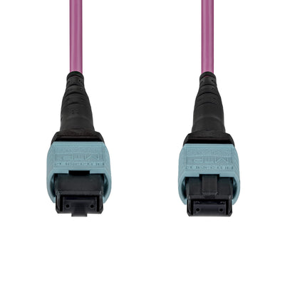 STARTECH InfiniBand/fibre optic cable 2 m MPO/MTP Violet (OM4MTP12BOFNP2M) - Cartouches Certifiees