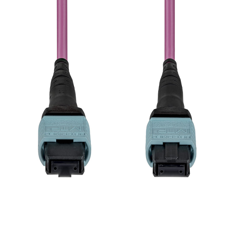 STARTECH InfiniBand/fibre optic cable 2 m MPO/MTP Violet (OM4MTP12BOFNP2M) - Cartouches Certifiees