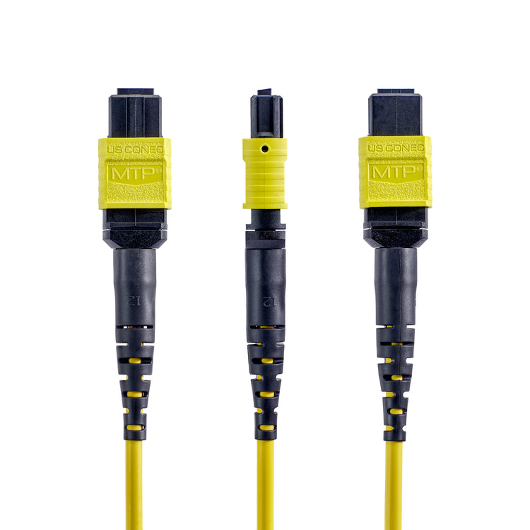STARTECH InfiniBand/fibre optic cable 3 m MPO/MTP Violet (OS2MTP12BOFNP3M) - Cartouches Certifiees