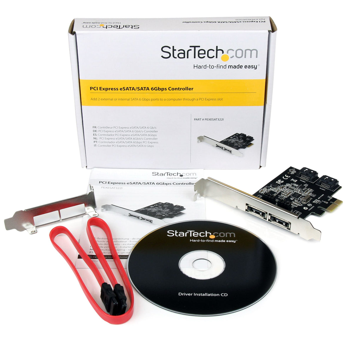 STARTECH interface cards/adapter Internal SATA (PEXESAT322I) - Cartouches Certifiees