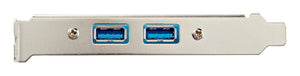 STARTECH interface cards/adapter Internal USB 3.2 Gen 1 (3.1 Gen 1) (USB3SPLATE) - Cartouches Certifiees