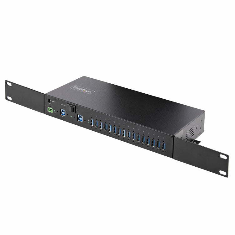 STARTECH interface hub 2 x USB 3.2 Gen 1 (3.1 Gen 1) Type-B 5000 Mbit/s Black (S5G16AINDS-USB-A-HUB) - Cartouches Certifiees