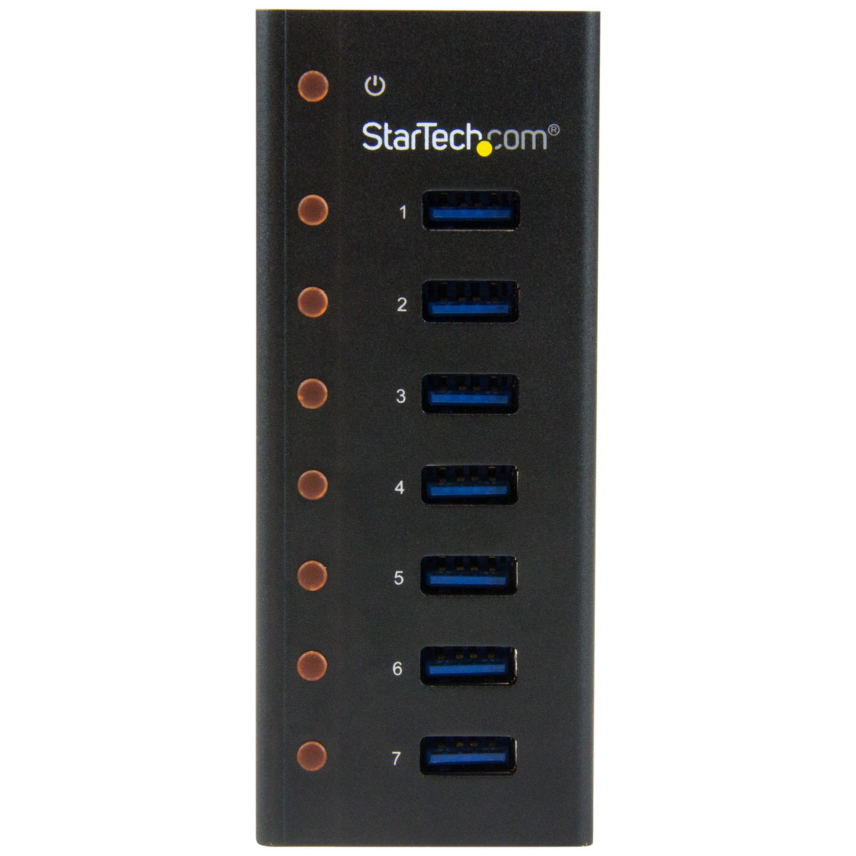 STARTECH interface hub USB 3.2 Gen 1 (3.1 Gen 1) Type-B 5000 Mbit/s Black (ST7300U3M) - Cartouches Certifiees