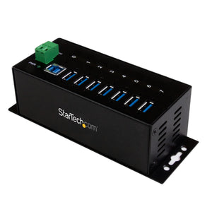 STARTECH interface hub USB 3.2 Gen 1 (3.1 Gen 1) Type-B 5000 Mbit/s Black (ST7300USBME) - Cartouches Certifiees